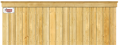 Cap and Trim - Wood Fence Option