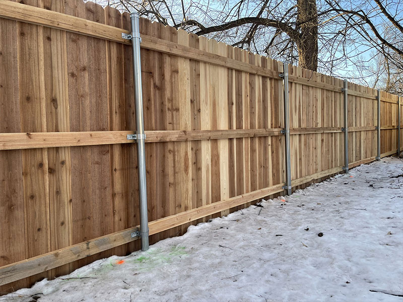 wood fence Brooklyn Park Minnesota