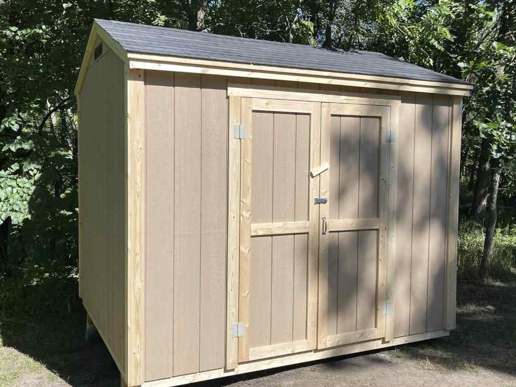 Custom built shed  project in West Metro, Minnesota 