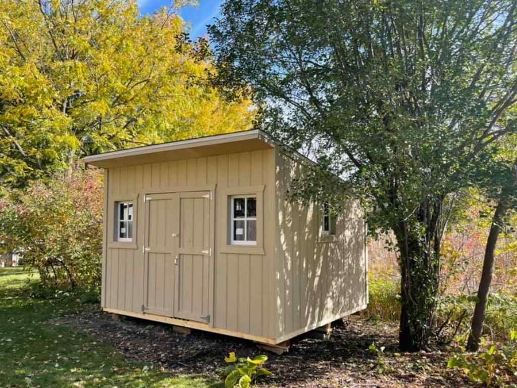 Custom built shed  project in West Metro, Minnesota 